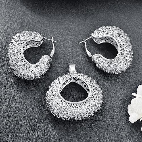 buy elegant silver earrings